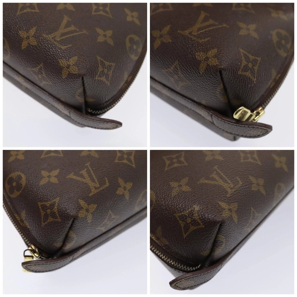 LOUIS VUITTON Monogram Trousse Demi Ronde Cosmetic Pouch M47520 LV Auth 90360 - Picture 14 of 16